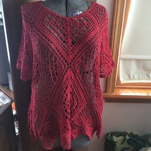 Woman’s lace decorative over shirt